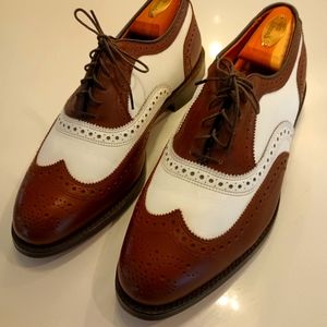 Allen Edmonds Broad Street Wing Tip Shoes Size 9 EEE